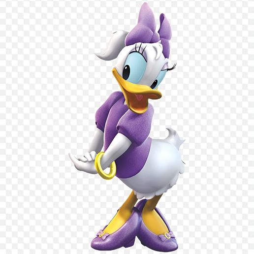 Daisy Duck Action Figure STL - Mickey Mouse Collections 3D Print