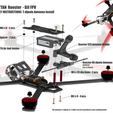 Rooster MONTAGE2 T-dipole.png DJI FPV - Armattan Rooster Ultimate Conversion Kit v2