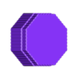 Octagon_SmallSize_SingleHeightBox.stl Fast-Print Geschenk-/Aufbewahrungsboxen - Die ultimative Kollektion (Vasenmodus)