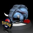 Donphan_01.jpg Donphan (V1) Pokémon figurine - 3D print model