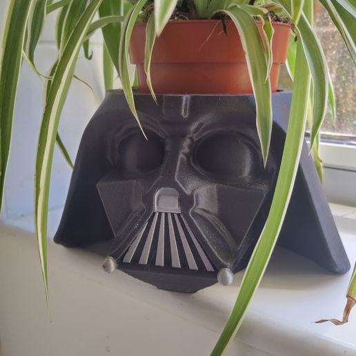 ⭐ Star Wars Head Planter, 3D Printed Sci-Fi Plant Pot, Unique
