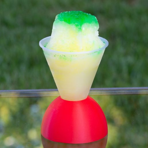 346871ba467ba76e4a6399b749a1d44c_display_large.jpg Free STL file Snow Cone Molds and Cups・3D printing idea to download, DuaneIndeed