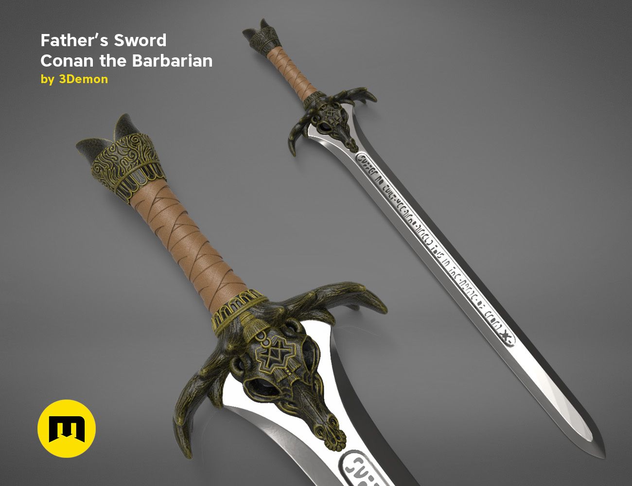 Download File Father S Sword Conan The Barbarian 3d Printable Object Cults