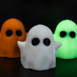 IMG_1614-Avec-accentuation-Bruit.jpg Archivo STL gratis 3 pequeños fantasmas・Diseño por impresión en 3D para descargar