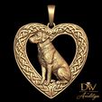 1.jpg Labrador Dog Memorial Pendant