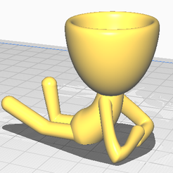 A.png Archivo STL MACETA TIPO ROBERT (con agujero)・Plan para descargar y imprimir en 3D