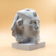 IMG_4322.jpg Amenemhat III Bust Statue Ancient Egyptian Sculpture