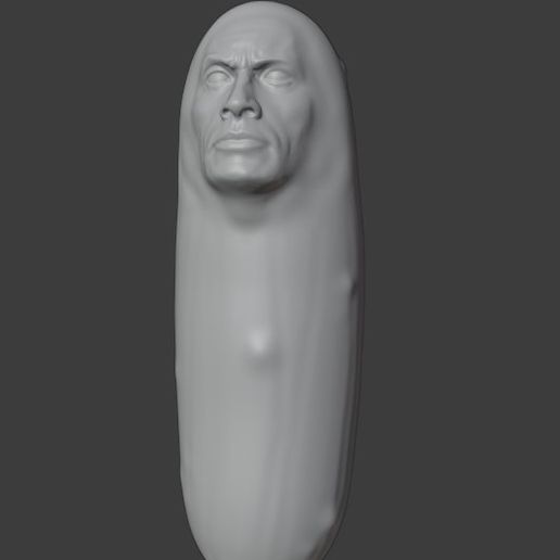 Pickle Rock (Pickle Rick + The Rock) 3D model