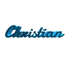Christian.png STL file Christian・3D printing model to download