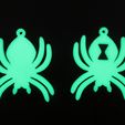 IMG_4431.jpg Glow in the Dark Spider Keychain