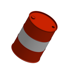 Barril-2.png STL file Oil Barrels 1-12 Scale・3D printing template to download