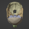 9.png 3D Model of Skull with Brain and Brain Stem - best version