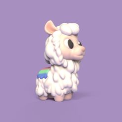Cod254-Little-Llama-2.jpeg Файл 3D Маленькая лама・3D-печатный дизайн для загрузки