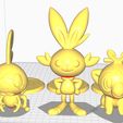 Pokemon 1.jpg 3D file Pokémon Sword and Shield Starters・3D printer model to download
