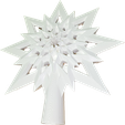Christbaumspitze-3D-print.png Christmas tree decoration kit "FestiveStars" - Christmas tree topper & star balls (large + small) FDM optimized / without supports