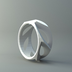 STL file INSPIRATION RING Luna LoveGood 💍・3D print object to