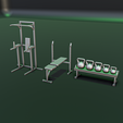 1_3.png Sport Gym Diorama Pack