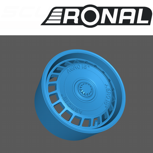 🛞 1/18 WHEEL RONAL TURBO R50 REV-R - NISSAN NISMO GTR / LIBERTY WALK ...
