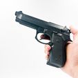 IMG_4408.jpg Pistol Beretta 92 Prop practice fake training gun
