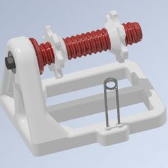 SRH01.jpg Download free STL file Solder Reel Holder • 3D printable design, duaneorton