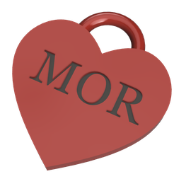 MOR-v1.png STL-Datei MOR Herz Schlüsselanhänger kostenlos・3D-druckbare Vorlage zum herunterladen