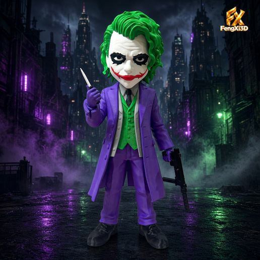 Joker Fan art  – No AMS / Multi-Part / 3MF