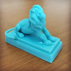 B2CD4E73-8716-41E4-B1ED-E0C285A8B96C.JPG Free STL file Lion de Belfort - Resin edition・3D print object to download