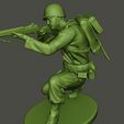 American-soldier-ww2-Shoot-crouched-A10017.jpg American soldier ww2 Shoot crouched A1