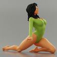 2.jpg 3D file Young Girl Doing Yoga Pose 3D Print Model・3D printer design to download, 3DGeshaft