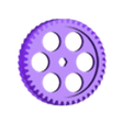 gear_double_helix.stl Customizable (parametric) gear (regular / helix / double helix / herringbone)