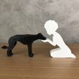 WhatsApp-Image-2023-01-16-at-17.33.33.jpeg Girl and her Galgo (afro hair) for 3D printer or laser cut