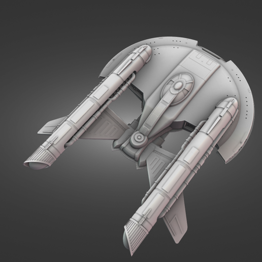 🖖 NX Intrepid 1/350 Scale Model Kit・ STL File for 3D printing・Cults