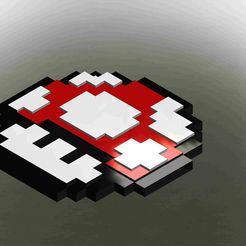 mushrooms.jpg STL file MARIO MUSHROOM・3D print design to download