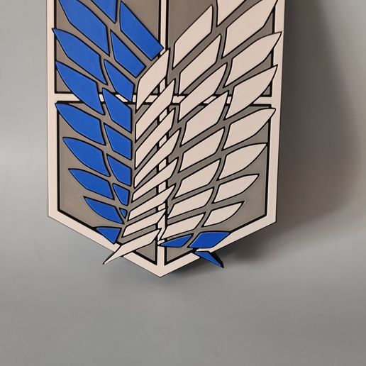 👾 shingeki no kyojin - wings of freedom・ STL File for 3D printing・Cults