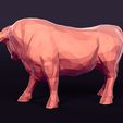 I2.jpg Polygonal Bull Statue
