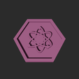 atom-3.png Atom Hexagon – 3D Printable Game Token
