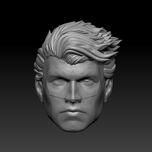 STL file CUSTOM HAL JORDAN GREEN LANTERN HEADSCULPT・3D printing ...