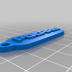 Polaris_logo_keychain.png STL-Datei Polaris Schlüsselanhänger kostenlos herunterladen • Design für 3D-Drucker, MHolz