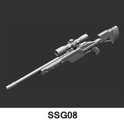 2.jpg Waffenkanone SSG08 -Figur 1/12 1/6