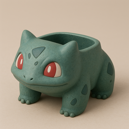 Bulbasaur flowerpot - 3D model önizlemesi