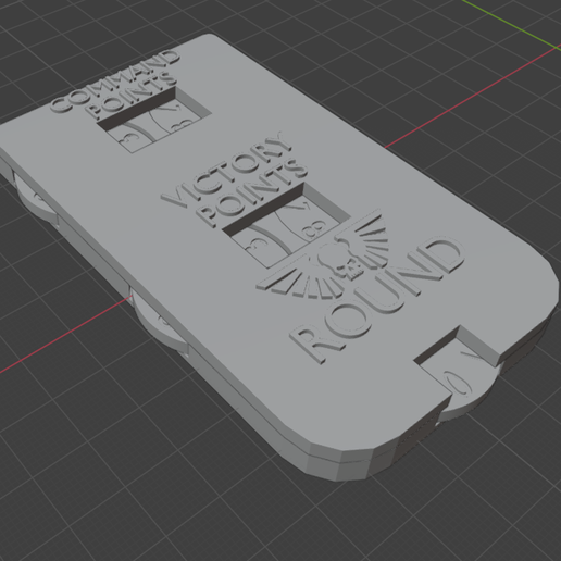 💂 Guardsmen Command Point/Victory point/Round counter・ STL File for 3D ...