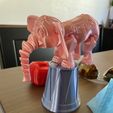Éléphant de cirque mignon à imprimer Flexi