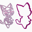 dfdfgdfh.png STL file RAYMOND WAIFU MAID 3 COOKIE CUTTER / ANIMAL CROSSING /NINTENDO SWITCH CHIBI・3D printable model to download