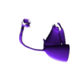 RIGHT UTERUS.stl 3D CÁNCER DE CUELLO UTERINO CON ÚTERO, GANGLIOS LINFÁTICOS, SISTEMA URINARIO, VÉRTEBRAS Y PELVIS