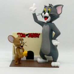base-group1.jpg Fichier STL gratuit Base pour Tom et Jerry・Objet imprimable en 3D à télécharger