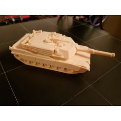Slide1.JPG STL file M1A1 abrams scale model・Model to download and 3D print