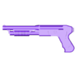 ShotGun_outer_Shape.stl llavero tirador palillo escopeta