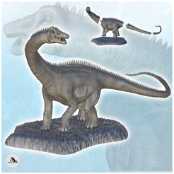 0-19.png Diplodocus dinosaur (19) - High detailed Prehistoric animal HD Paleoart