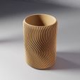 vase_0004_03.jpg Файл STL Ваза 0004 - Полосатая ваза・Шаблон для 3D-печати для загрузки