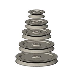 V-Pulleys-000.JPG Fichier STL Modèle d'impression 3D du jeu de poulies en V mini métrique・Modèle pour imprimante 3D à télécharger